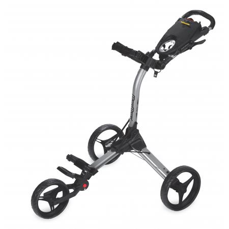 Bag Boy Compact C3 3-Rad Push Trolley, silber/schwarz