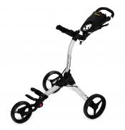 Bag Boy Compact C3 3-Rad Push Trolley, weiß/schwarz