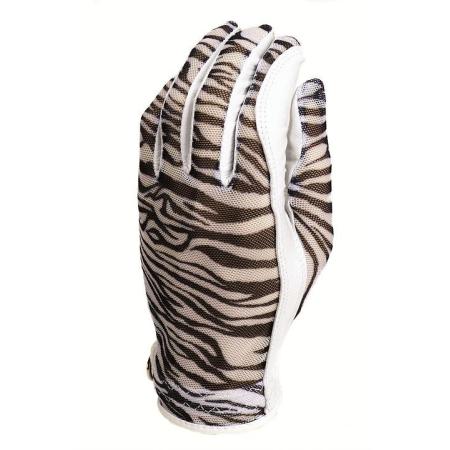 Evertan Damen Sonnenhandschuh, Zebra, rechts (für Linkshänder), XL