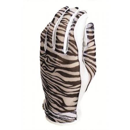 Evertan Damen Sonnenhandschuh, Zebra, links (für Rechtshänder), XL