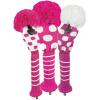 Bommel Strick Headcover, pink
