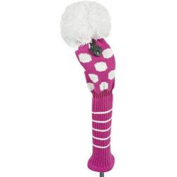 Bommel Strick Headcover pink Fairwayholz Punkte