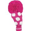 Bommel Sparkle Strick Headcover, pink, Hybriden Streifen