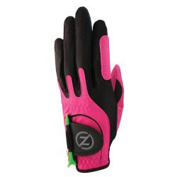 Zero Friction Allwetter Junior Handschuh links für Rechtshänder pink
