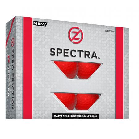 Zero Friction Spectra Golfbälle, 12er Karton, rot