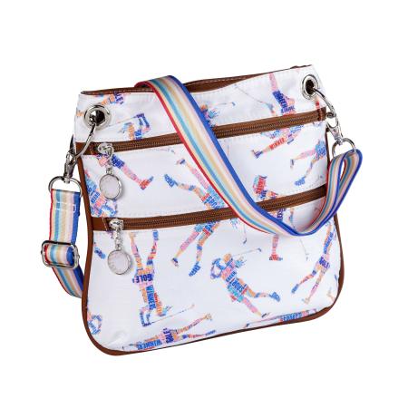 Sydney Love Crossbody Bag &quote;Words with Golf Friends&quote;