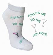 cbfmoda Damen-Golfsocken Follow me
