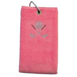 cbfmoda Golftuch Schläger mit Ball softpink