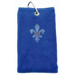 cbfmoda Golftuch Lilie königsblau