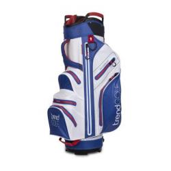 trendGOLF Rainline Pro Golf Cartbag weißblaurot