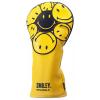 KraveGolf Stacked Smiley Originals Headcover, gelb/schwarz, Hybriden