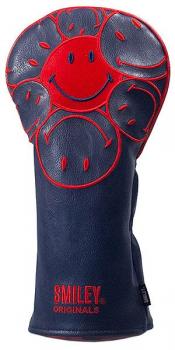 KraveGolf Stacked Smiley Originals Headcover, dunkelblau/rot, Driver