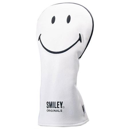 KraveGolf Classic Smiley Originals Headcover, weiß/schwarz