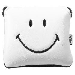 KraveGolf Classic Smiley Originals Mallet Puttercover weiß