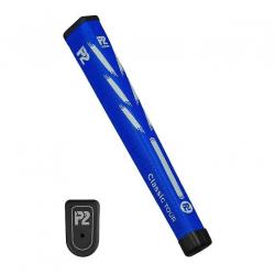 P2 Grips Classic Tour Midsize Pistol Putter Griff blau