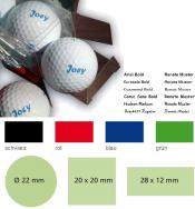Bedruckte Marken-Golfbälle, 12 Stück, Titleist Pro V1x