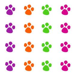 Golfdotz Golfballmarkierungen Paw Print Mix