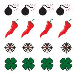 Golfdotz Golfballmarkierungen Fantastic Foursome