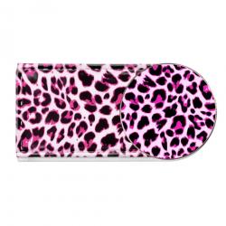 Crocodily Clip BallmarkerSet Leopard Print pink