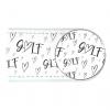 Crocodily Clip Ballmarker-Set, Heart Golf