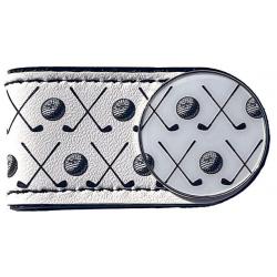 Crocodily Clip BallmarkerSet Crossed Clubs