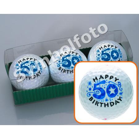 Golfball-Set &quote;Geburtstag&quote; - 50 Jahre