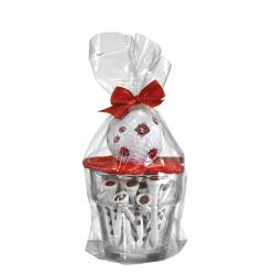 Glasbecher Glückskäfer