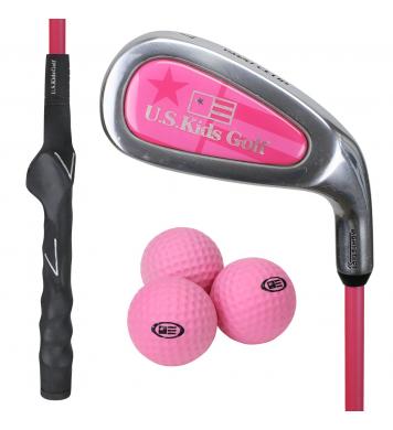 U.S. Kids Golf Yard Club Lern- und Übungsschläger (RS51), 130-137cm, RH, pink