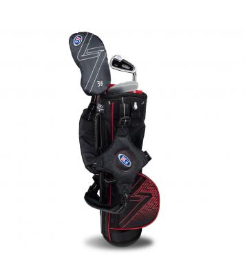U.S. Kids Golf UL7 Starterset Ultralight UL39, 100-107cm, RH, schwarz/rot