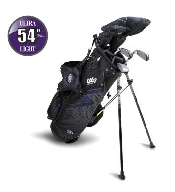 U.S. Kids Golf UL7 Starterset Ultralight UL54, 137-145cm, RH, 5-teilig, schwarz/lila