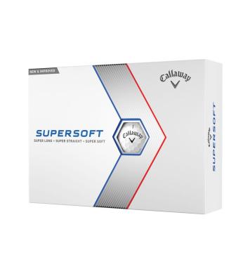 Callaway Golfball Supersoft, 12 Stück, weiß