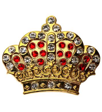 Navika Crystal Ballmarker Royal Crown, rot