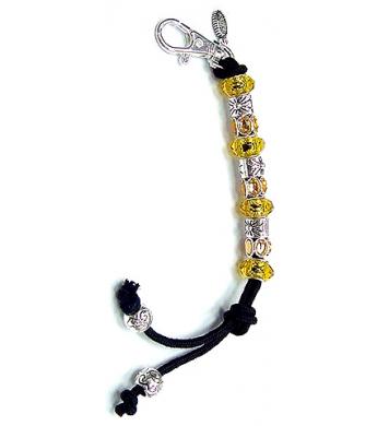 Crystal Zählkette, gelb