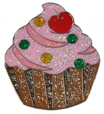 Navika Glitzy Ballmarker Cupcake