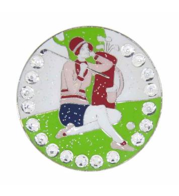 Navika Crystal Ballmarker Golf Diva