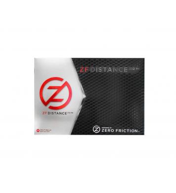 Zero Friction Distance 312 Golfball, 12 Stück, weiß